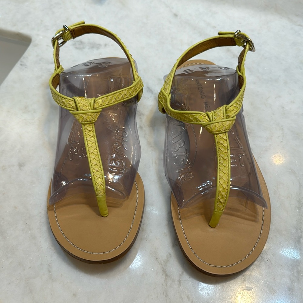 Yellow Antonio Melanie sandals